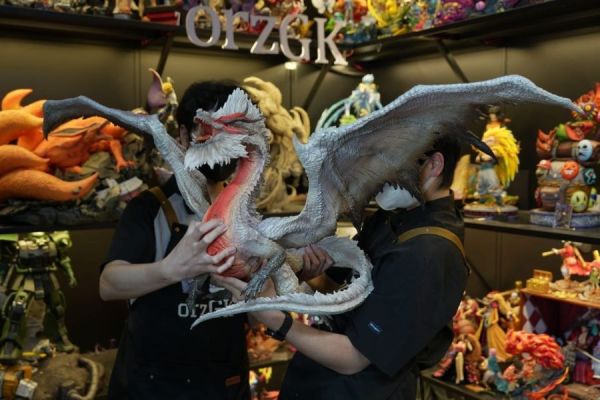 【預購】龍之邊境 DragonFrontier 祖龍 大尺寸加燈版 魔物獵人 心蹤,shinzou,GK,雕像,公仔,玩具,模型,一番賞,GK模型,GK雕像