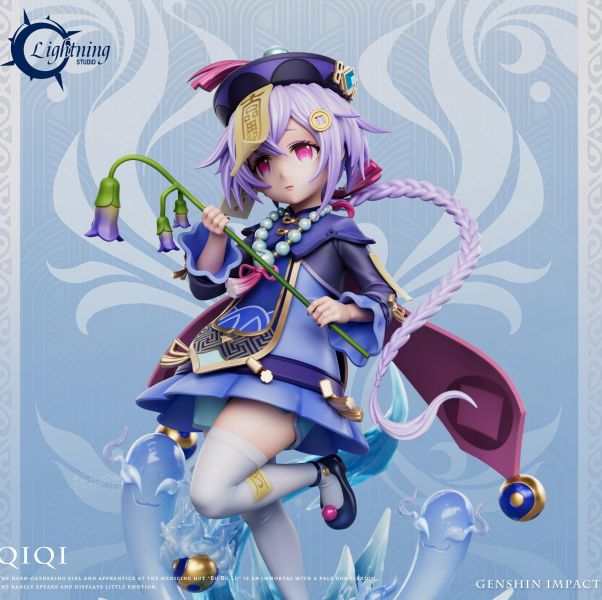 【預購】光芒 Lightning 殭屍女孩 七七 原神 心蹤,shinzou,GK,雕像,公仔,玩具,模型,一番賞,GK模型,GK雕像