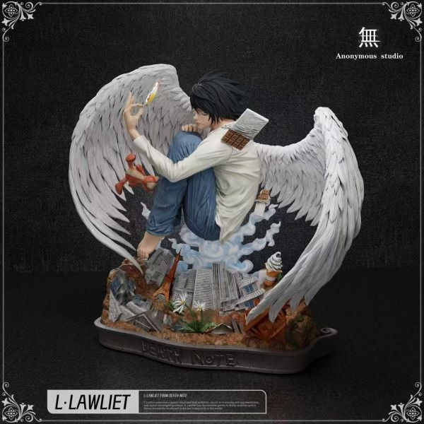 【預購】無名 Anonymous L Lawliet 雙配色 死亡筆記本 心蹤,shinzou,GK,雕像,公仔,玩具,模型,一番賞,GK模型,GK雕像