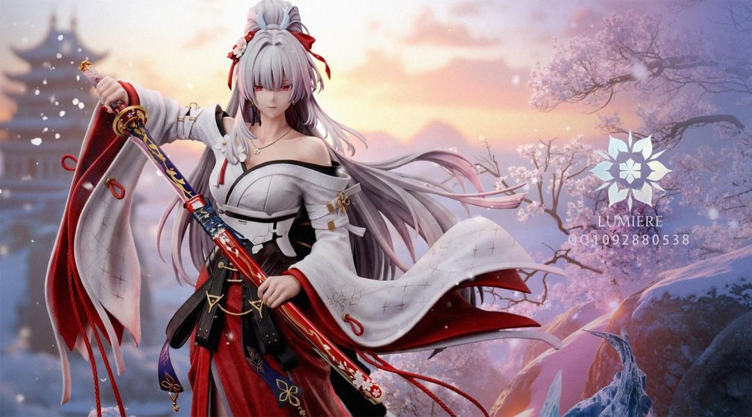 【預購】LUMIERE 白髮巫女 緋雪 鳴潮 海外版 心蹤,shinzou,GK,雕像,公仔,玩具,模型,一番賞,GK模型,GK雕像