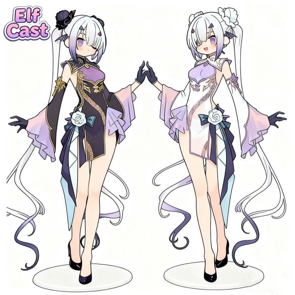 【預購】Elf 妖蘭 旗袍ver 命運國度的妖精 心蹤,shinzou,GK,雕像,公仔,玩具,模型,一番賞,GK模型,GK雕像