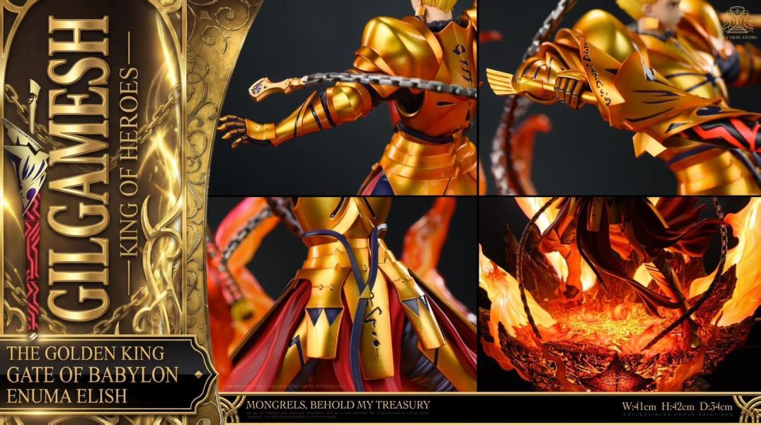 【預購】聖盃 HG 金閃閃 吉爾伽美什 Fate 心蹤,shinzou,GK,雕像,公仔,玩具,模型,一番賞,GK模型,GK雕像