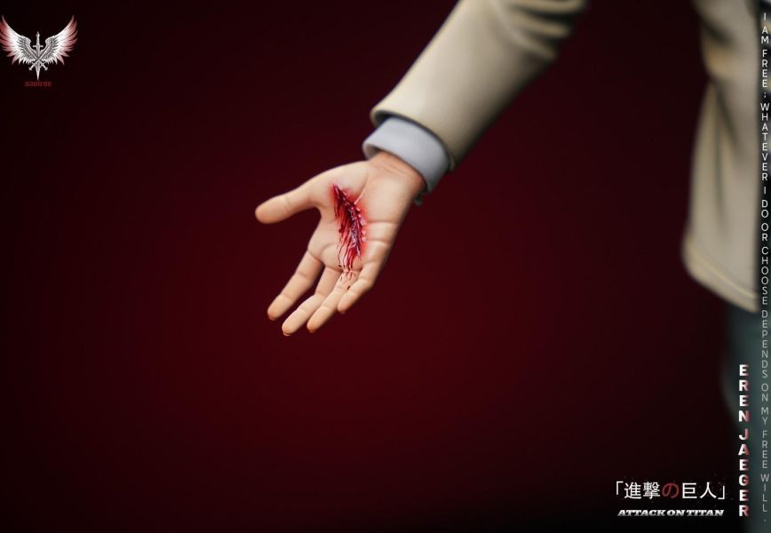 【預購】自由之翼 Saoirse 傷兵 艾連·葉卡 進擊的巨人 心蹤,shinzou,GK,雕像,公仔,玩具,模型,一番賞,GK模型,GK雕像