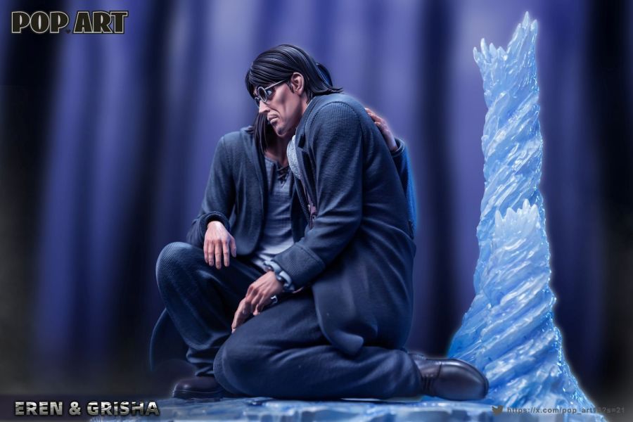【預購】POP ART 父慈子孝 艾連和古利夏 進擊的巨人 心蹤,shinzou,GK,雕像,公仔,玩具,模型,一番賞,GK模型,GK雕像
