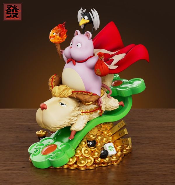 【預購】發工作室 招財坊寶寶茵茵狗聯動 宮崎駿 心蹤,shinzou,GK,雕像,公仔,玩具,模型,一番賞,GK模型,GK雕像