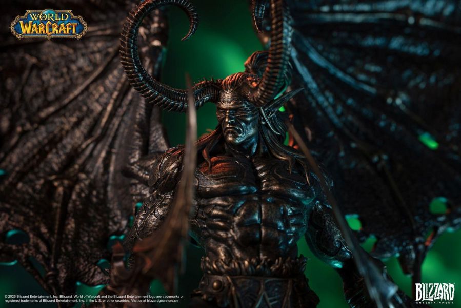 【預購】正版授權 HEX Collectibles 伊利丹·怒風 銅色 魔獸世界 心蹤,shinzou,GK,雕像,公仔,玩具,模型,一番賞,GK模型,GK雕像