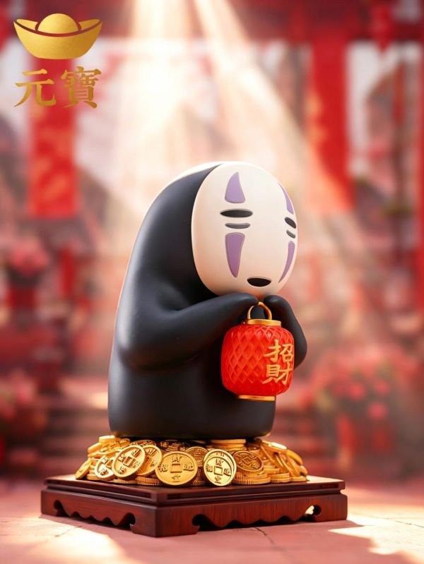 【預購】元寶 招財無臉男 神隱少女 宮崎駿 心蹤,shinzou,GK,雕像,公仔,玩具,模型,一番賞,GK模型,GK雕像