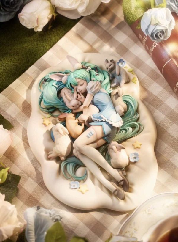 【預購】亮鏟塗裝 眠兔初音 初音未來 心蹤,shinzou,GK,雕像,公仔,玩具,模型,一番賞,GK模型,GK雕像