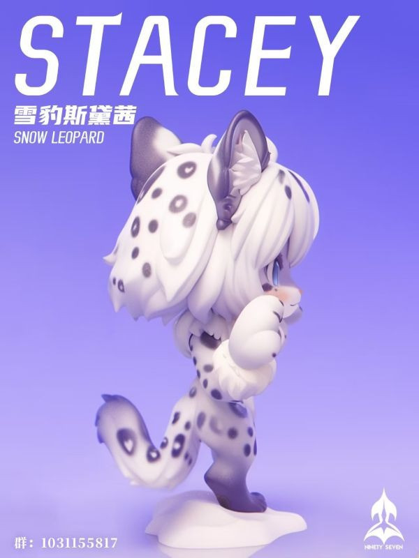 【預購】原創授權 NINETY SEVEN 玖柒 雪豹斯黛西 心蹤,shinzou,GK,雕像,公仔,玩具,模型,一番賞,GK模型,GK雕像