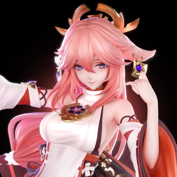 【預購】哈基米 ハキミ 雷電將軍 八重神子 原神 心蹤,shinzou,GK,雕像,公仔,玩具,模型,一番賞,GK模型,GK雕像