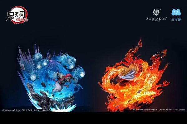 【預購】正版授權 三月獸×鑄刻 猗窩座 鬼滅之刃 心蹤,shinzou,GK,雕像,公仔,玩具,模型,一番賞,GK模型,GK雕像