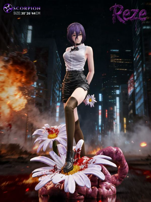 【預購】Scorpion 赤蠍 蕾塞 Reze 炸彈惡魔 鏈鋸人 心蹤,shinzou,GK,雕像,公仔,玩具,模型,一番賞,GK模型,GK雕像