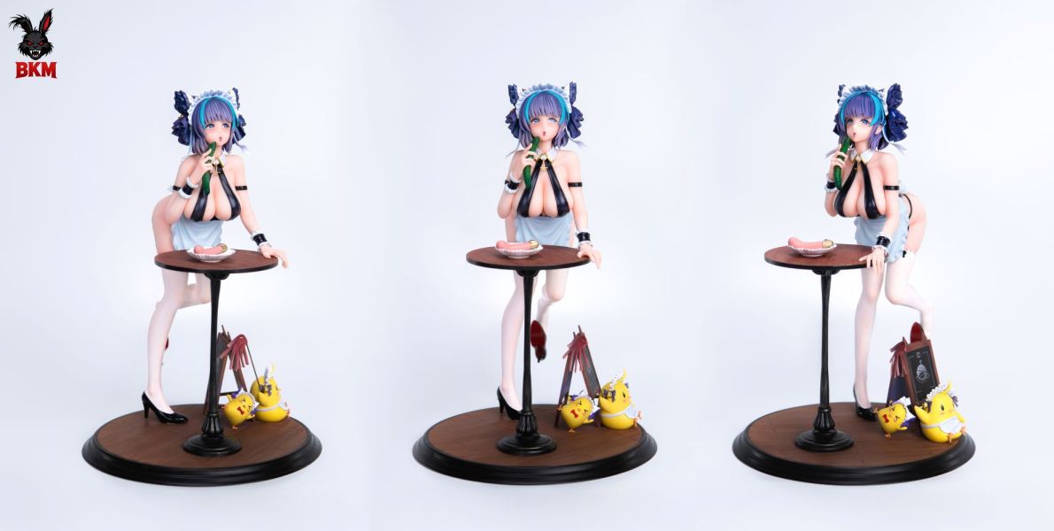 【預購】BKM 偷吃的女僕醬 柴郡 碧藍航線 心蹤,shinzou,GK,雕像,公仔,玩具,模型,一番賞,GK模型,GK雕像