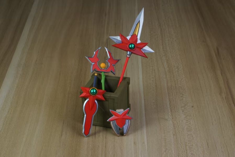 【預購】團子 楓葉武器 黏土人配件 雙版本 楓之谷 心蹤,shinzou,GK,雕像,公仔,玩具,模型,一番賞,GK模型,GK雕像