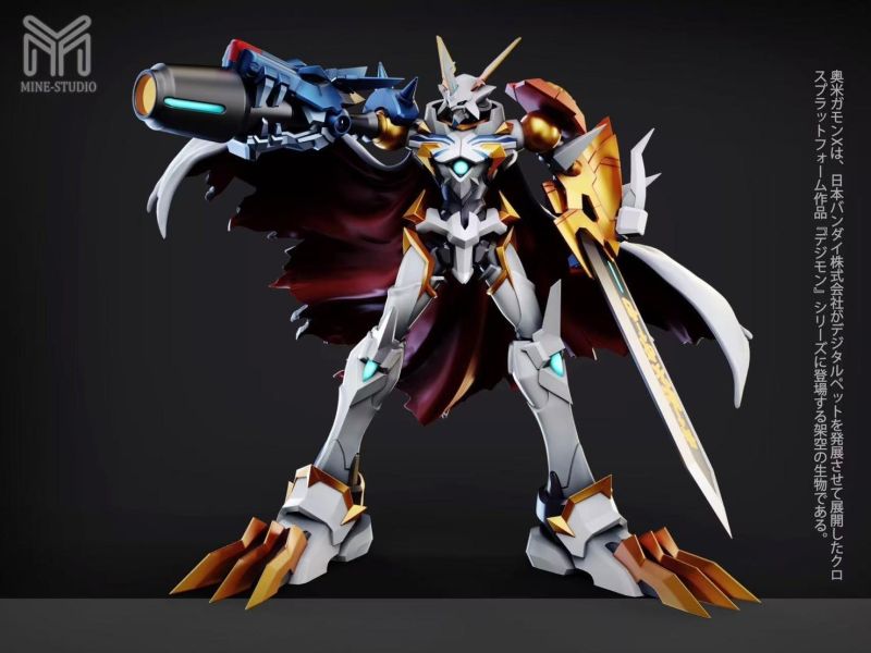 【預購】MINE 奧米加x 數碼寶貝 心蹤,shinzou,GK,雕像,公仔,玩具,模型,一番賞,GK模型,GK雕像