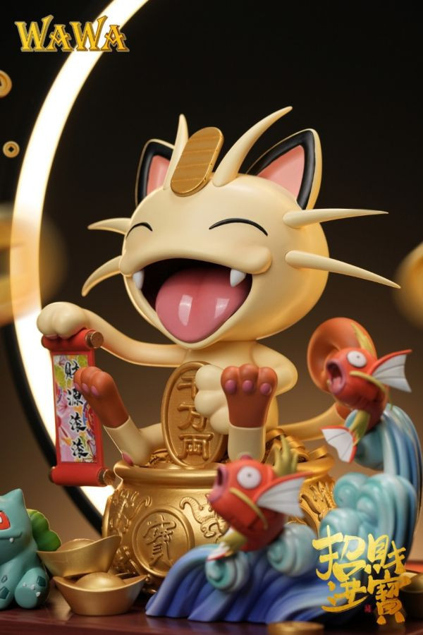 【預購】WAWA丨寶可夢 神奇寶貝 招財貓喵喵 雙配色 心蹤 𝑺𝒉𝒊𝒏𝒁𝒐𝒖,心蹤,ShinZou,心蹤GK,心粽GK,心綜GK,心縱GK,新宗GK,新縱GK,新粽GK,新蹤GK,火影忍者GK,海賊王GK,七龍珠GK,巨人GK,間諜家家酒GK,咒術迴戰GK,GK
