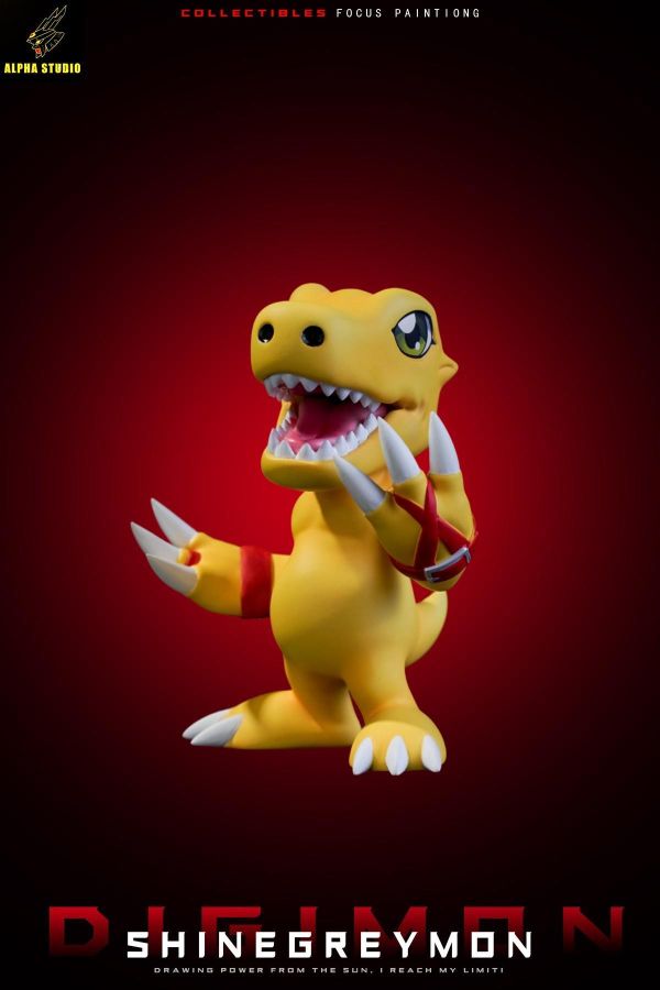 【預購】Alpha 閃光暴龍獸 數碼寶貝 心蹤,shinzou,GK,雕像,公仔,玩具,模型,一番賞,GK模型,GK雕像