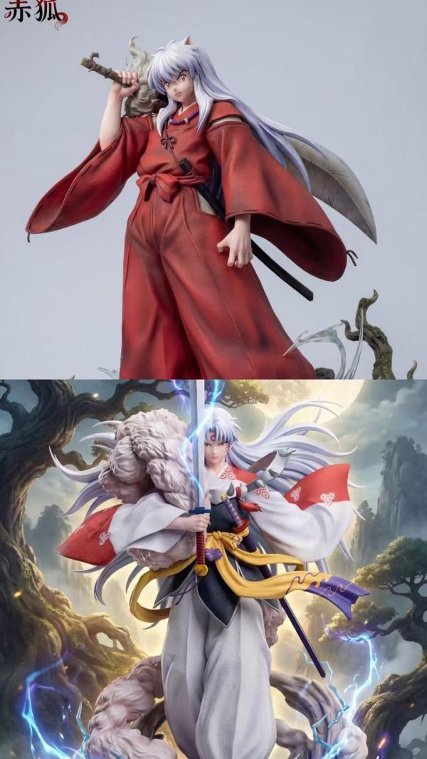 【預購】赤狐 犬夜叉 殺生丸 心蹤,shinzou,GK,雕像,公仔,玩具,模型,一番賞,GK模型,GK雕像