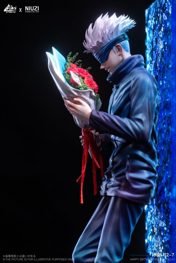【預購】BLACK×NIUZI 牛子 捧花五條悟 咒術迴戰 心蹤,shinzou,GK,雕像,公仔,玩具,模型,一番賞,GK模型,GK雕像