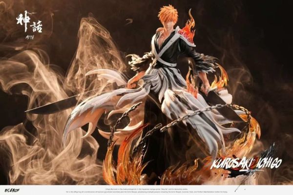 【預購】神話 Myth 雙刀一護 雙版本 雙配色 死神 心蹤,shinzou,GK,雕像,公仔,玩具,模型,一番賞,GK模型,GK雕像