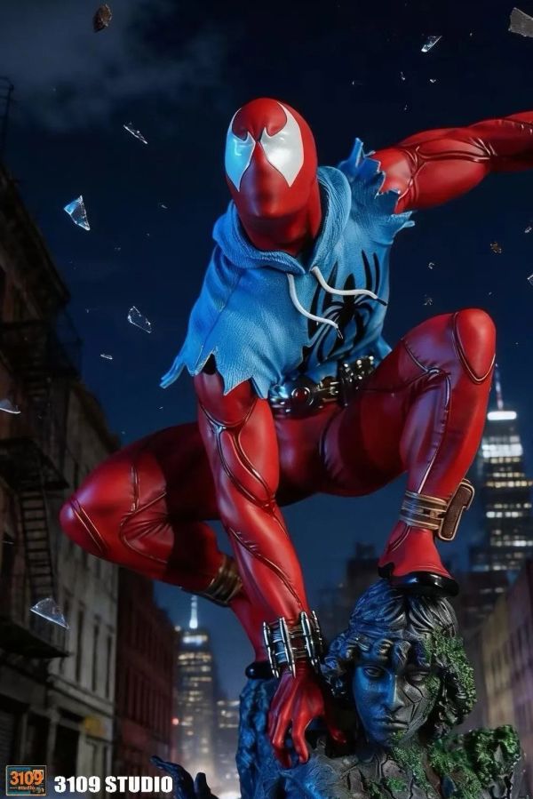 【預購】3109 猩紅蜘蛛人 Marvel漫威 心蹤,shinzou,GK,雕像,公仔,玩具,模型,一番賞,GK模型,GK雕像