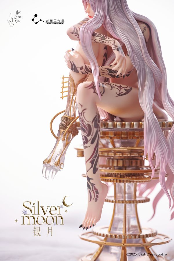 【預購】正版授權 光年×WLOP 銀月silvermoon 夭夢 心蹤,shinzou,GK,雕像,公仔,玩具,模型,一番賞,GK模型,GK雕像