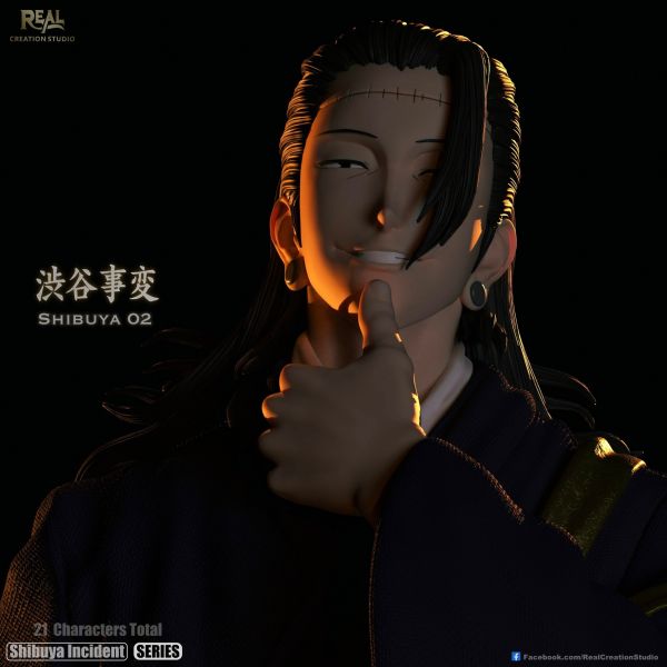 【預購】Real Creation丨咒術迴戰 羂索 偽夏油傑 涉谷事變系列02 心蹤 𝑺𝒉𝒊𝒏𝒁𝒐𝒖,心蹤,ShinZou,心蹤GK,心粽GK,心綜GK,心縱GK,新宗GK,新縱GK,新粽GK,新蹤GK,火影忍者GK,海賊王GK,七龍珠GK,巨人GK,間諜家家酒GK,咒術迴戰GK,GK