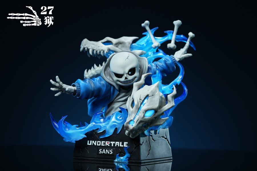 【預購】27獄 sans半身像 Undertale 傳說之下 心蹤,shinzou,GK,雕像,公仔,玩具,模型,一番賞,GK模型,GK雕像