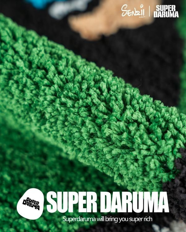 【預購】SENZII 千記商行 SuperDaruma 發財地毯 心蹤,shinzou,GK,雕像,公仔,玩具,模型,一番賞,GK模型,GK雕像