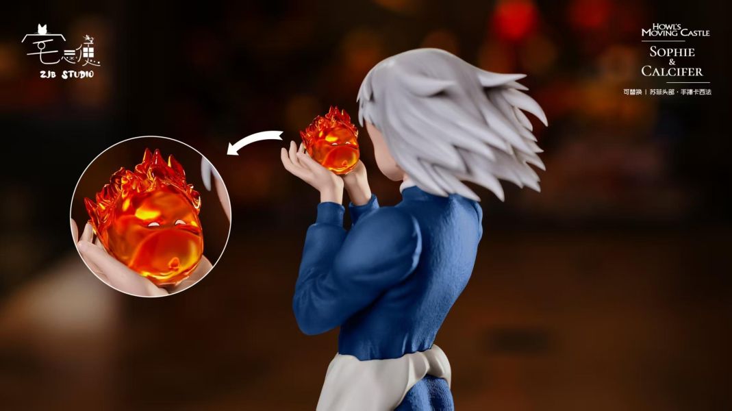 【預購】宅急便 蘇菲與卡西法 霍爾的移動城堡 宮崎駿 心蹤,shinzou,GK,雕像,公仔,玩具,模型,一番賞,GK模型,GK雕像