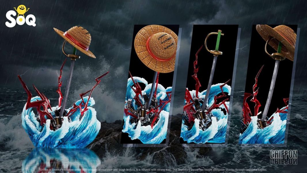 【預購】SOQ 香克斯的劍 紅髮傑克 海賊王 心蹤,shinzou,GK,雕像,公仔,玩具,模型,一番賞,GK模型,GK雕像
