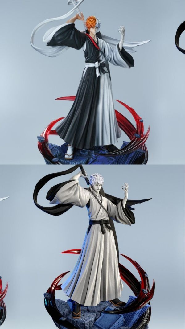 【預購】WoYo×Model Power 黑白一護 王見王 死神 心蹤,shinzou,GK,雕像,公仔,玩具,模型,一番賞,GK模型,GK雕像