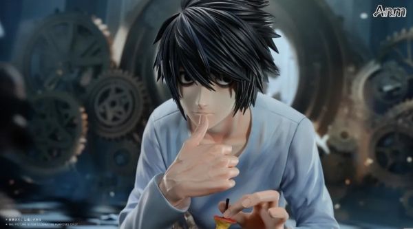 【預購】Anm 1/3胸像 L 死亡筆記本 心蹤,shinzou,GK,雕像,公仔,玩具,模型,一番賞,GK模型,GK雕像