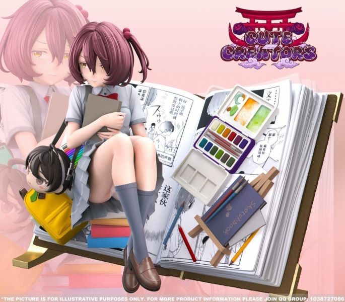 【預購】Cute Creators 小鞠知花 敗北女角太多了 心蹤,shinzou,GK,雕像,公仔,玩具,模型,一番賞,GK模型,GK雕像