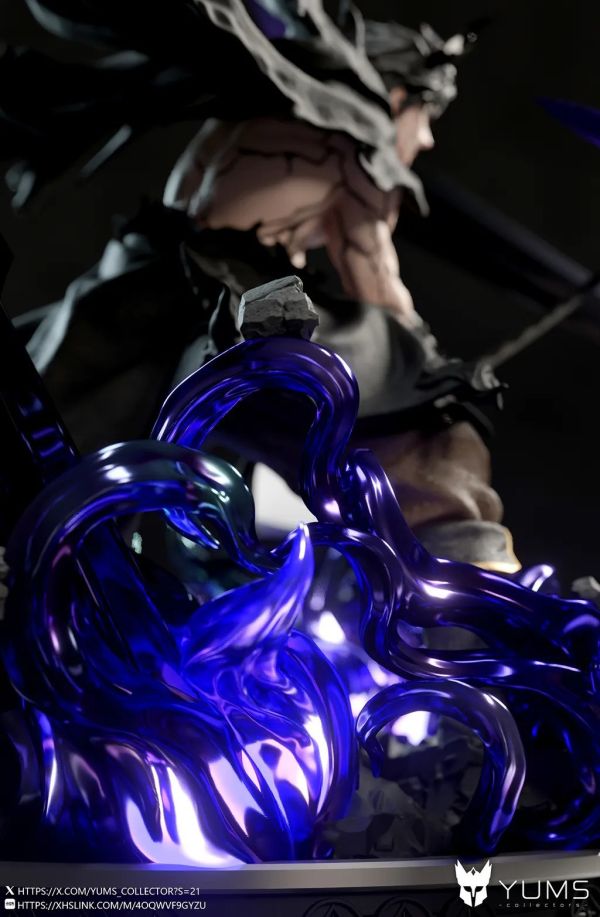 【預購】YUMS 破壞神 夜見·介大 鬼神形態 黑色五葉草 心蹤,shinzou,GK,雕像,公仔,玩具,模型,一番賞,GK模型,GK雕像