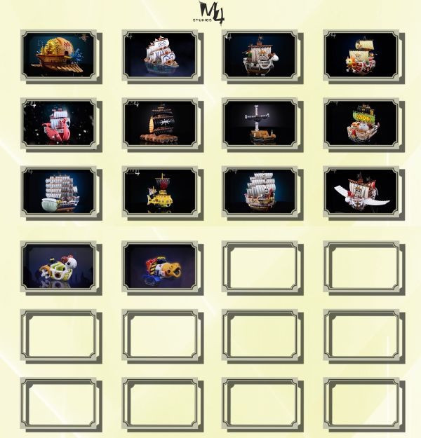 【預購】M4 桑尼工具船 腕龍戰車五號 海賊王 心蹤,shinzou,GK,雕像,公仔,玩具,模型,一番賞,GK模型,GK雕像