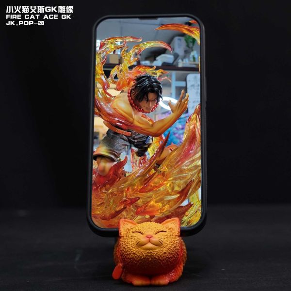 【預購】Jacksdo丨海賊王 POP 艾斯&小火貓手機支架 JK.POP第28彈 心蹤 𝑺𝒉𝒊𝒏𝒁𝒐𝒖,心蹤,ShinZou,心蹤GK,心粽GK,心綜GK,心縱GK,新宗GK,新縱GK,新粽GK,新蹤GK,火影忍者GK,海賊王GK,七龍珠GK,巨人GK,間諜家家酒GK,咒術迴戰GK,GK