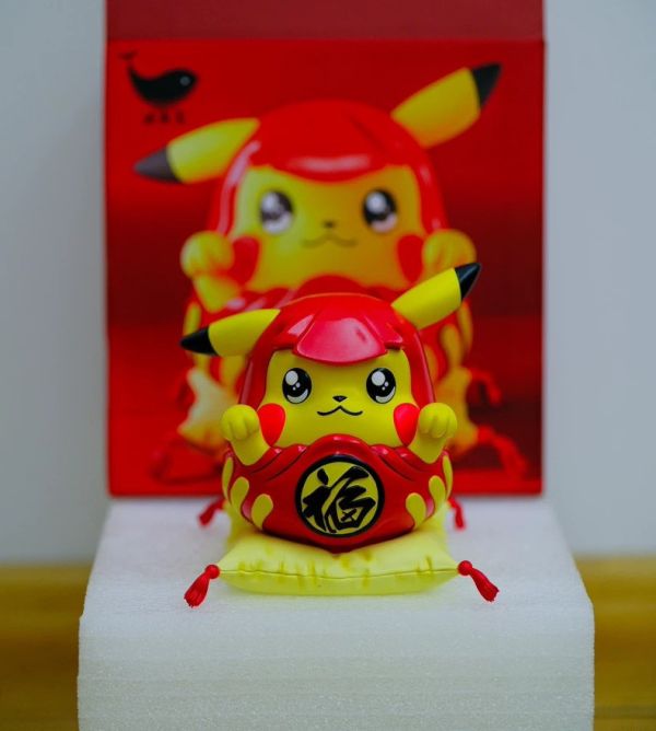 【海外現貨】池魚王 達摩皮卡丘 寶可夢 心蹤,shinzou,GK,雕像,公仔,玩具,模型,一番賞,GK模型,GK雕像