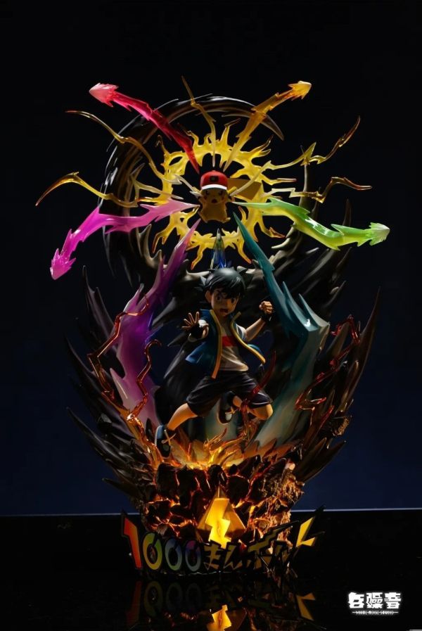 【預購】白噪音 小智皮卡丘Z招式 千萬伏特 寶可夢 心蹤,shinzou,GK,雕像,公仔,玩具,模型,一番賞,GK模型,GK雕像