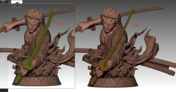 【預購】UNO 1/4索隆胸像 海賊王 心蹤,shinzou,GK,雕像,公仔,玩具,模型,一番賞,GK模型,GK雕像