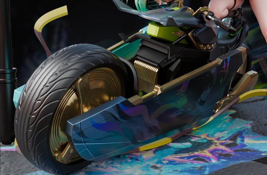 【預購】迷因 飆車學姐 琳奈 鳴潮 心蹤,shinzou,GK,雕像,公仔,玩具,模型,一番賞,GK模型,GK雕像