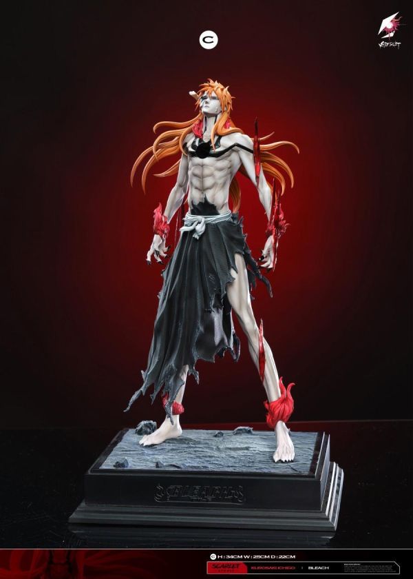 【預購】緋紅 牛頭一護 死神 心蹤,shinzou,GK,雕像,公仔,玩具,模型,一番賞,GK模型,GK雕像