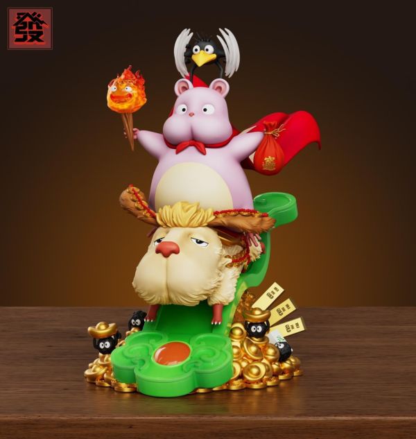【預購】發工作室 招財坊寶寶茵茵狗聯動 宮崎駿 心蹤,shinzou,GK,雕像,公仔,玩具,模型,一番賞,GK模型,GK雕像