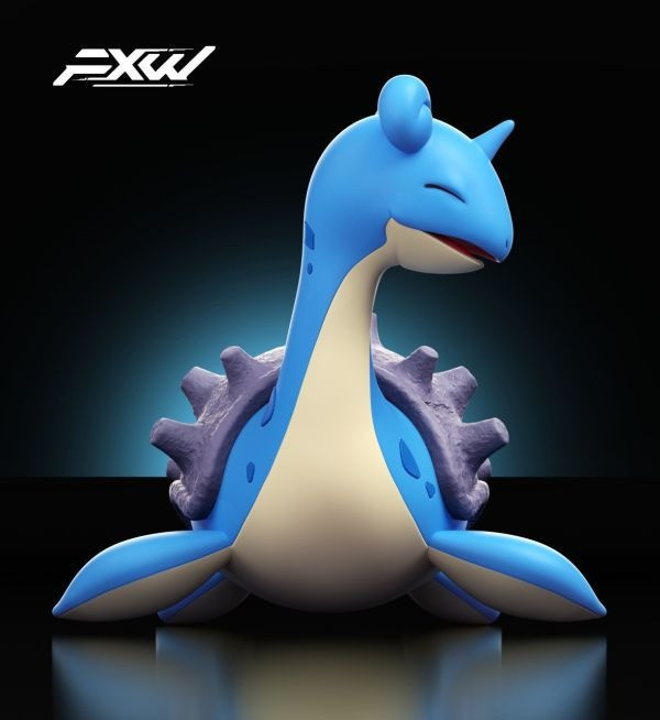 【台灣現貨】FXW 寵溺乘龍 潮玩系列第五彈 寶可夢 神奇寶貝 心蹤,shinzou,GK,雕像,公仔,玩具,模型,一番賞,GK模型,GK雕像