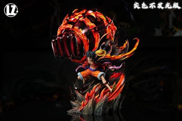 【預購】LZ 三檔業火魯夫 海賊王 心蹤,shinzou,GK,雕像,公仔,玩具,模型,一番賞,GK模型,GK雕像