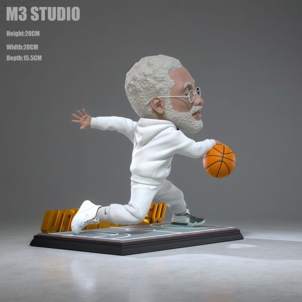 【預購】M3 Q版凱里·厄文 德魯大叔 NBA 心蹤,shinzou,GK,雕像,公仔,玩具,模型,一番賞,GK模型,GK雕像