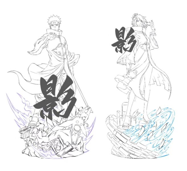 【預購】影工作室 青蛙小隊四人組 火影忍者 心蹤,shinzou,GK,雕像,公仔,玩具,模型,一番賞,GK模型,GK雕像