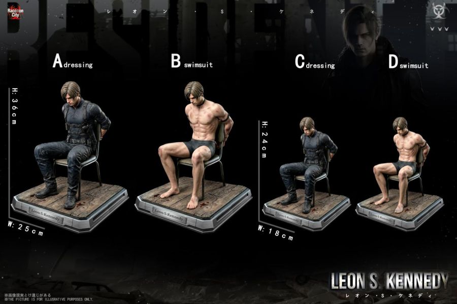 【預購】Raccoon City×Super Hero 里昂 惡靈古堡 心蹤,shinzou,GK,雕像,公仔,玩具,模型,一番賞,GK模型,GK雕像