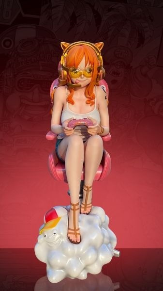 【預購】TCT 扉頁電競娜美 海賊王 心蹤,shinzou,GK,雕像,公仔,玩具,模型,一番賞,GK模型,GK雕像