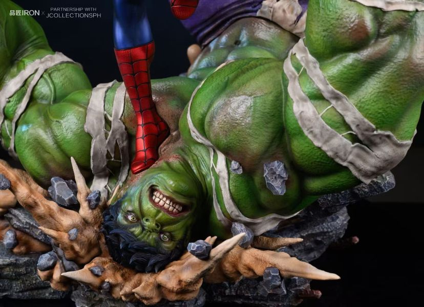【預購】品匠Iron 蜘蛛人VS綠巨人 Marvel漫威 心蹤,shinzou,GK,雕像,公仔,玩具,模型,一番賞,GK模型,GK雕像